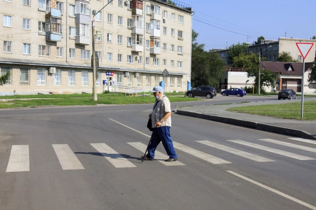 Ремонт дорог в Барнауле. 