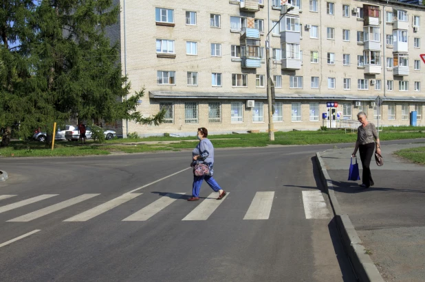 Ремонт дорог в Барнауле. 