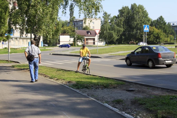 Ремонт дорог в Барнауле.