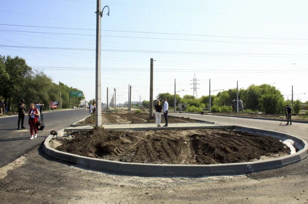 Ремонт дорог в Барнауле. 