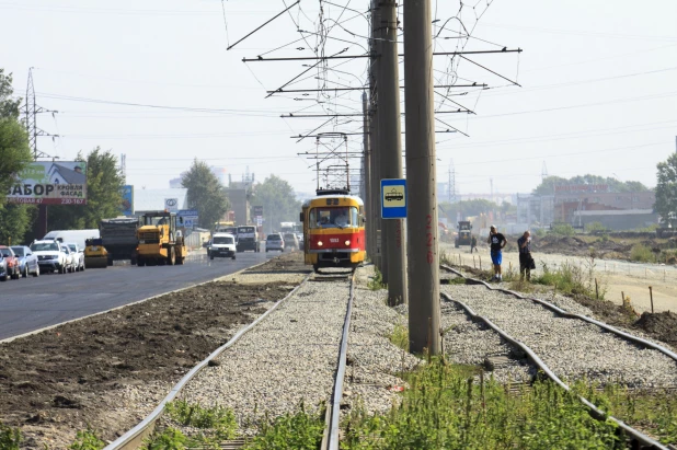 Ремонт дорог в Барнауле. 