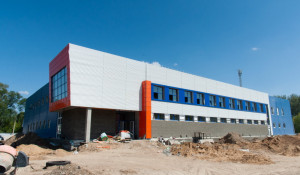 Строительство ледовой арены в Рубцовске. 