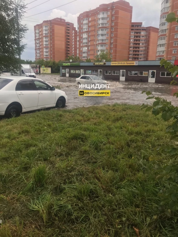 В Новосибирске прошел сильнейший ливень. 