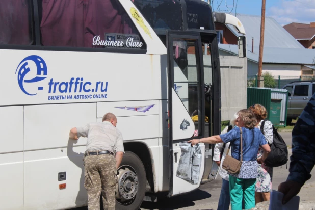 Автовокзал в Белокурихе. 