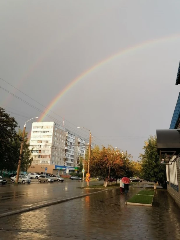 Радуга в Барнауле.