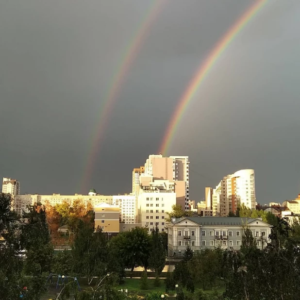 Радуга в Барнауле.