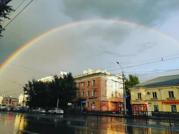 Радуга в Барнауле.