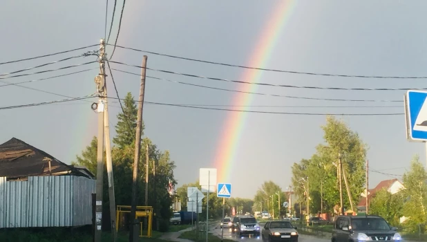 Радуга в Барнауле.