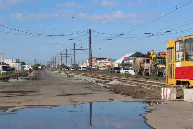 Реконструкция улицы Попова. 