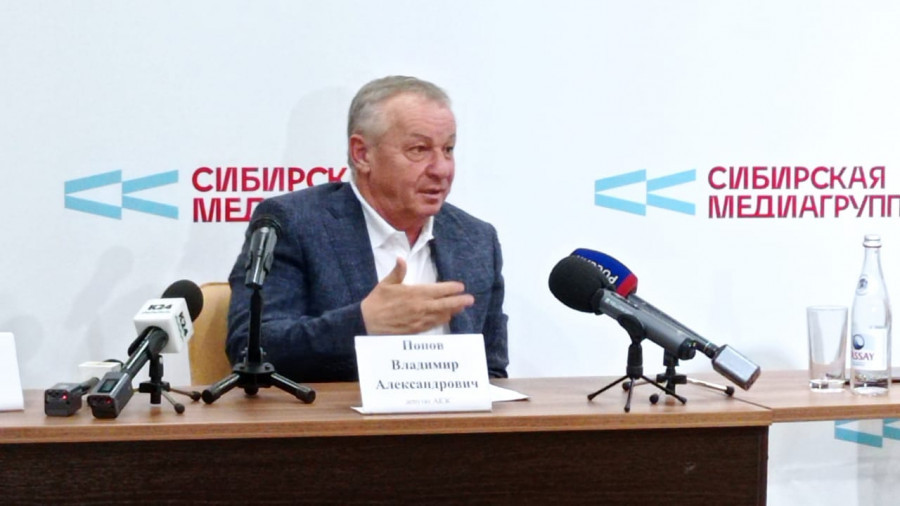 Пресс-конференция Владимира Попова.