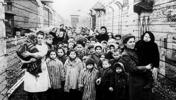 Освобожденные дети Освенцима. 