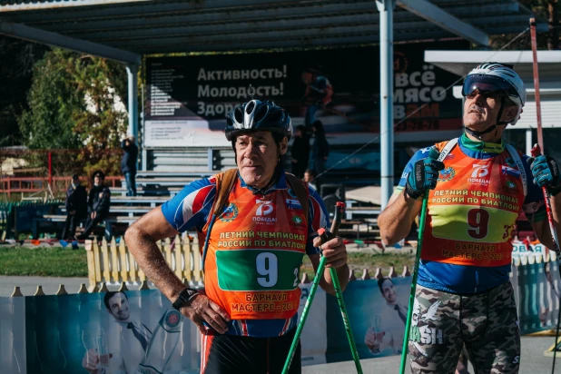 Ветеранский чемпионат страны по летнему биатлону.