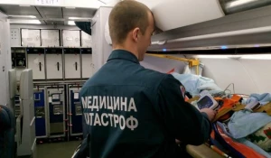 Эвакуация пострадавшего.