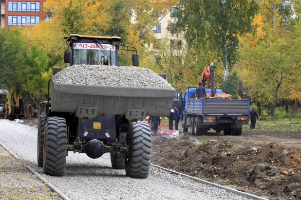 Благоустройство в парке «Изумрудный». 