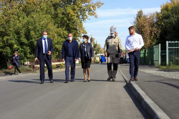 Ремонт дорог в микрорайоне Затон.