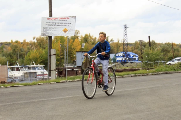 Ремонт дорог в микрорайоне Затон.