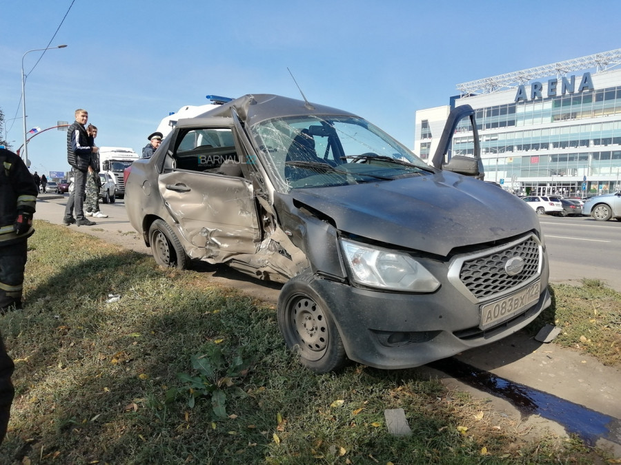 Аварии в Барнауле 20 сентября 2020 года.