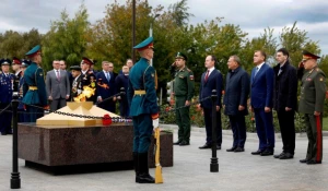 Церемония открытия мемориала энергетикам-героям 