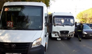 ДТП на ул. Попова в Барнауле 21 сентября.