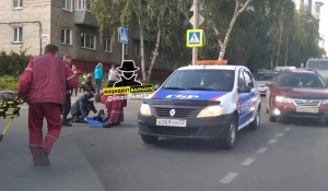 ДТП с ребенком на самокате в Барнауле.