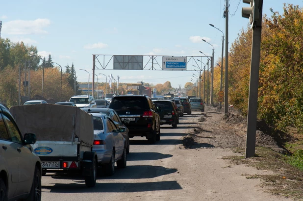 Место аварии на Павловском тракте. 