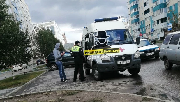 ДТП с велосипедистом на ул. Ускова.