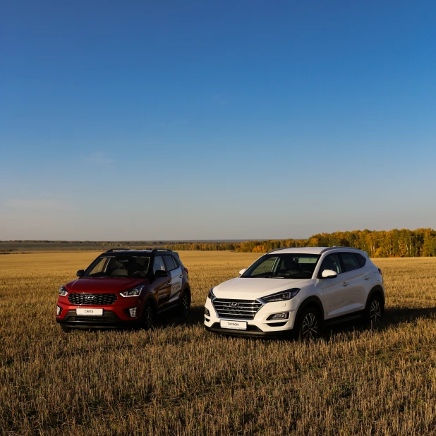 Hyundai Creta и Hyundai Tucson.