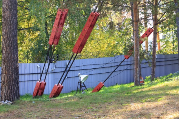 Покраска телемачты в Барнауле.