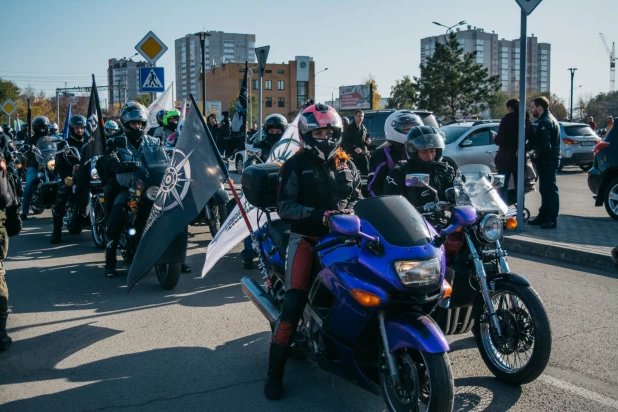 Закрытие мотосезона в Барнауле. 