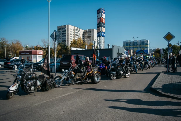 Закрытие мотосезона в Барнауле. 