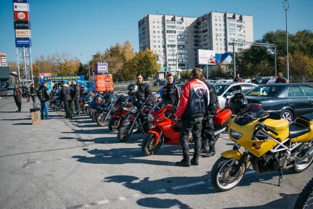 Закрытие мотосезона в Барнауле. 