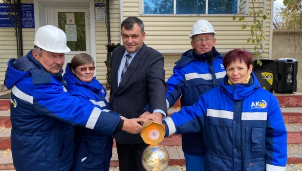 Ветераны предприятия зажгли факел в г. Славгороде