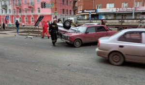 ДТП на Красноармейском проспекте в Барнауле.