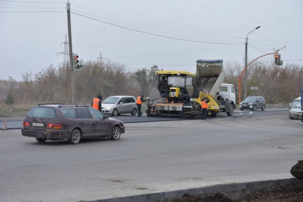 Ремонт Павловского тракта в Барнауле. 