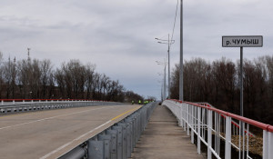 Новый мост через Чумыш в Кытмановском районе.