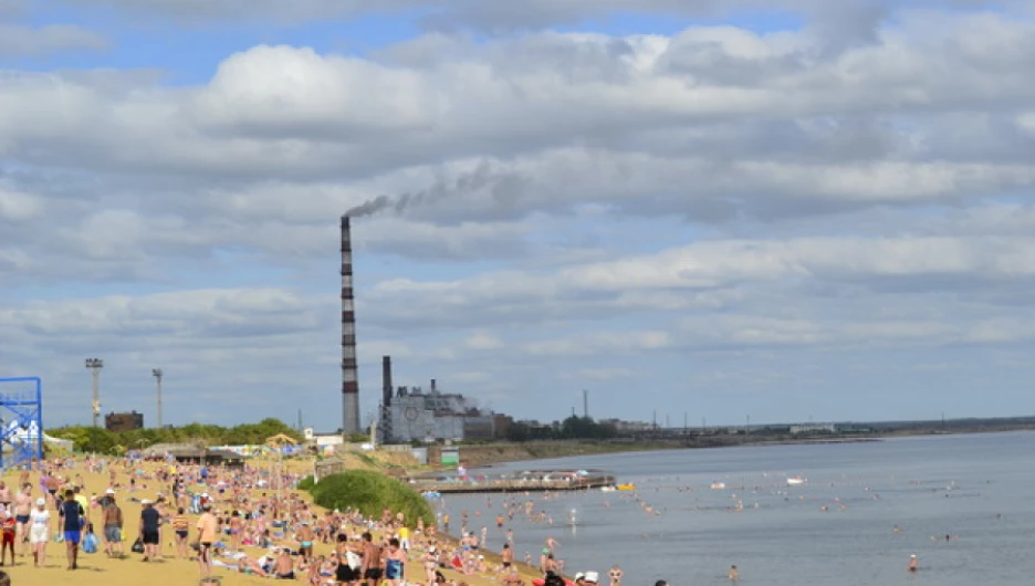 Пляж озера Яровое