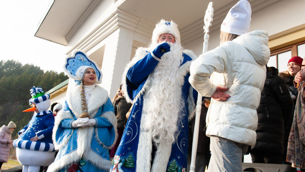 Открытие Алтайской резиденции Деда Мороза.