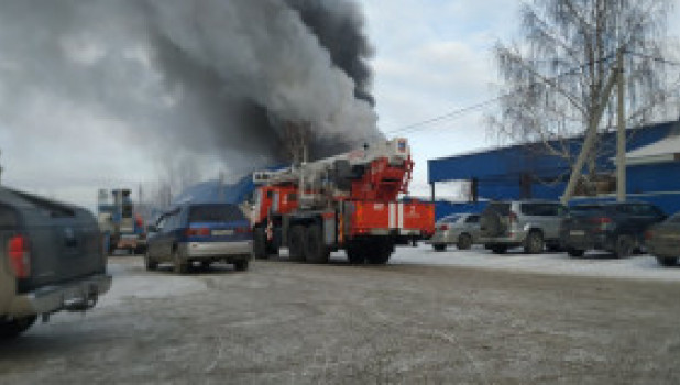 Пожар на заводе "Гарант".