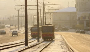 Зима пришла в Барнаул. 
