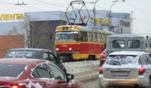 Барнаул после снегопада. 