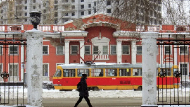 Барнаул после снегопада. 