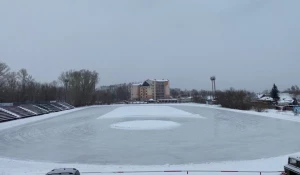 Каток на стадионе "Клевченя".