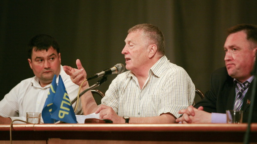 Владимир Семенов, Владимир Жириновский и Андрей Щукин.