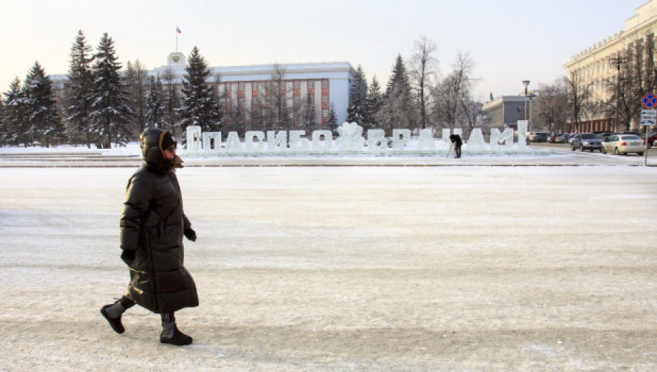 Ледяную благодарность врачам вновь установят в Барнауле