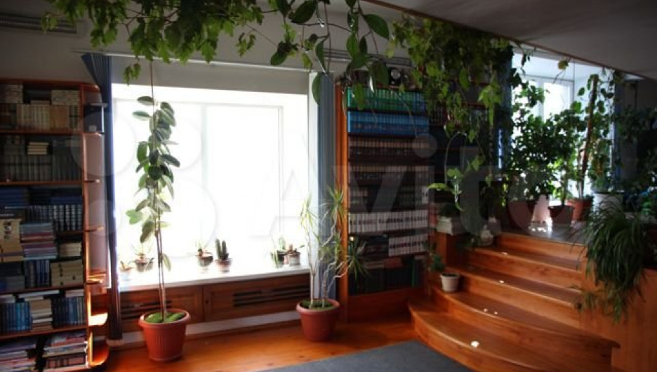 В Барнауле за 49 миллионов продают дом-оранжерею с отдельной библиотекой