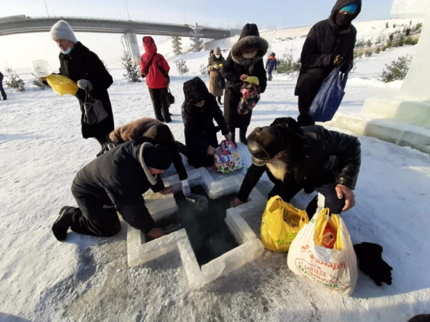 Крещение-2021 в Барнауле. 