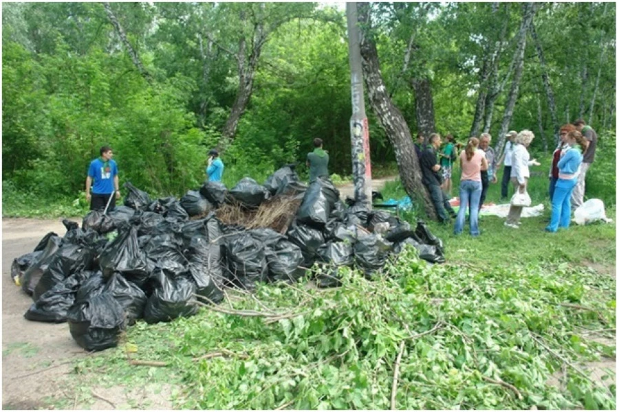 В барнаульском парке &quot;Юбилейный&quot;.