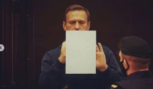 Алексей Навальный в суде 2 февраля 2021 года.