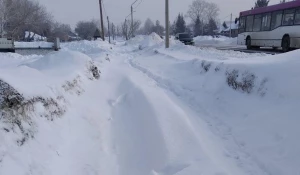 Снег во Власихе.