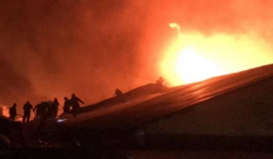 Пожар на пр. Калинина.